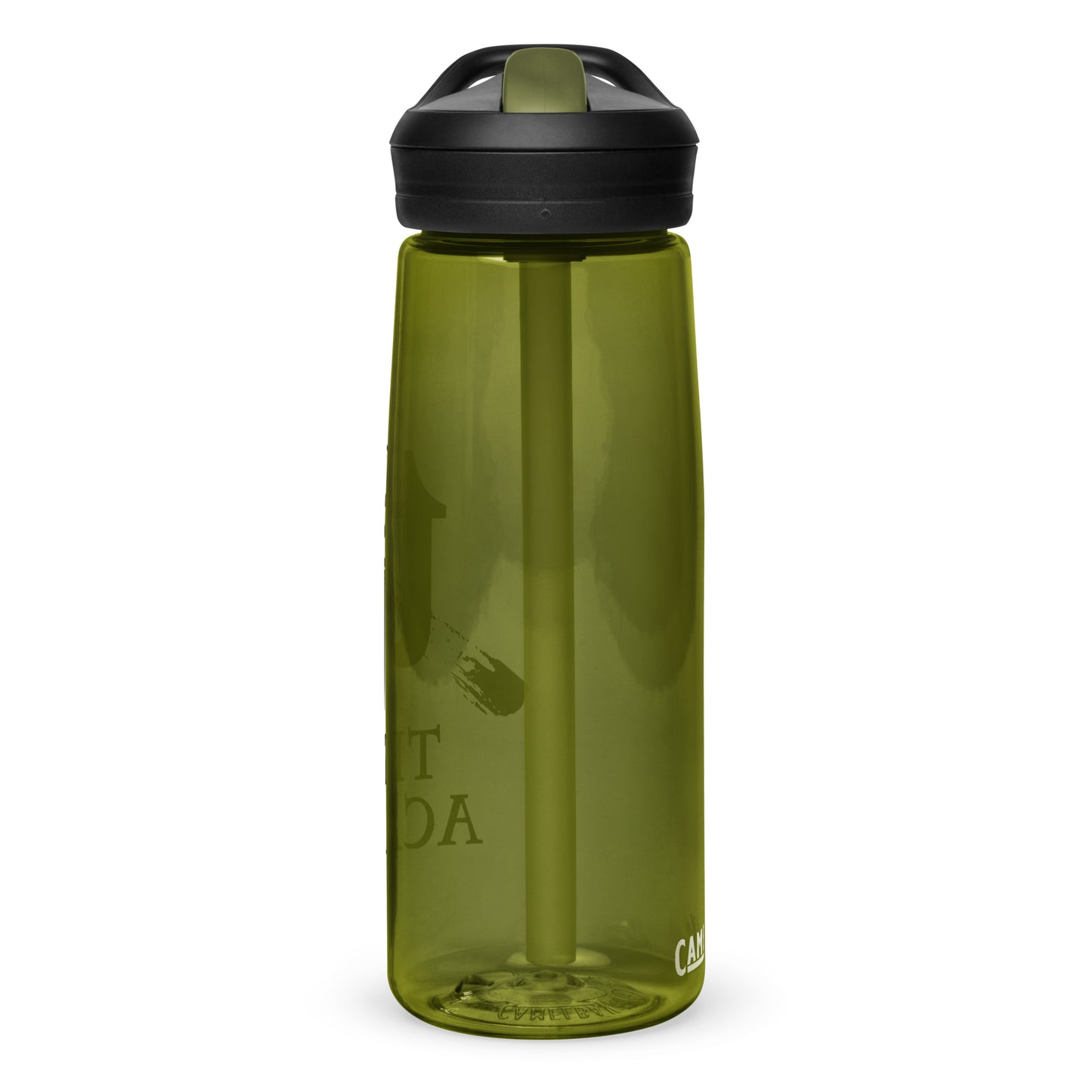 Sport Water Bottle with a Straw Lid